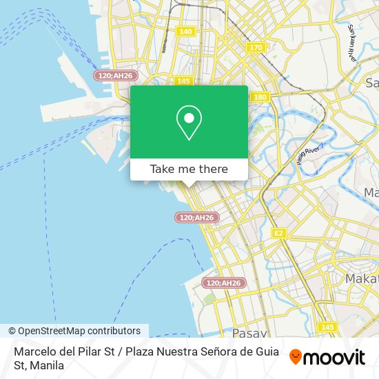 Marcelo del Pilar St / Plaza Nuestra Señora de Guia St map