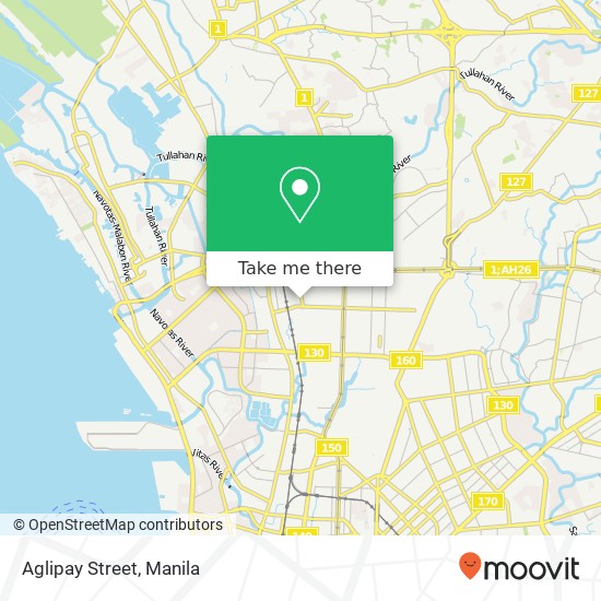 Aglipay Street map