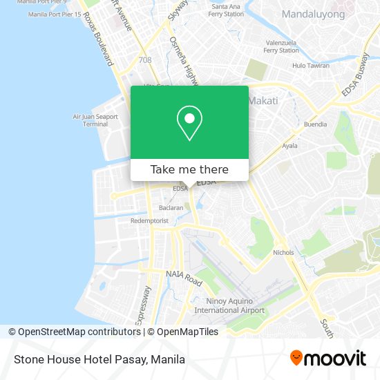 Stone House Hotel Pasay map