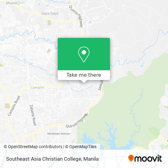 Southeast Asia Christian College map