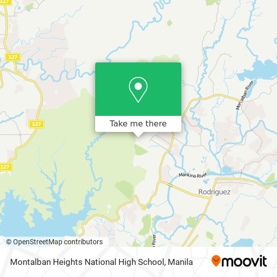 Montalban Heights National High School map
