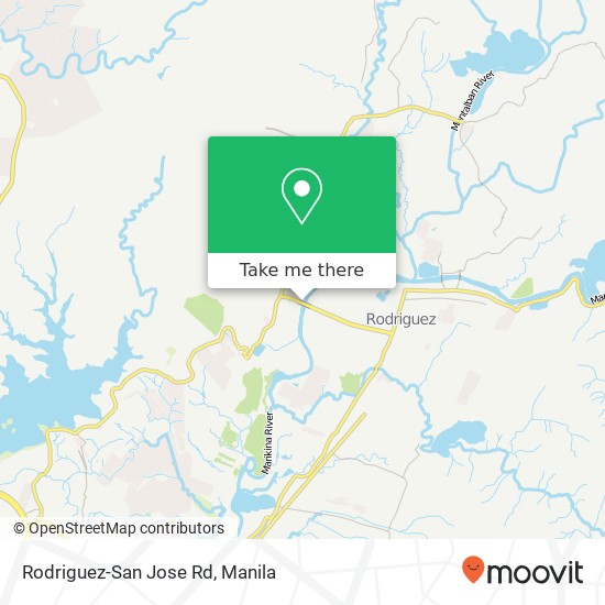 Rodriguez-San Jose Rd map