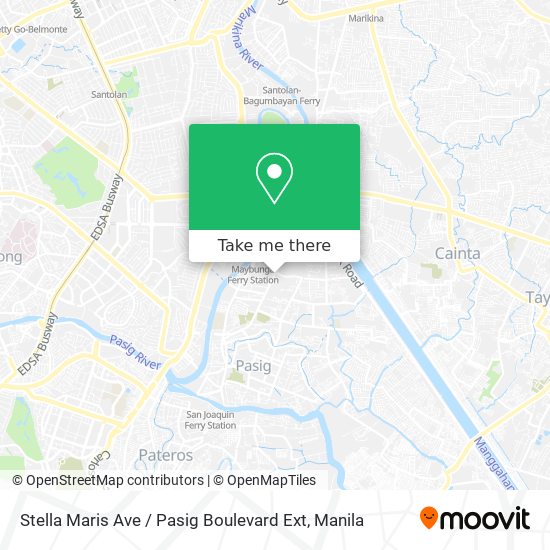 Stella Maris Ave / Pasig Boulevard Ext map
