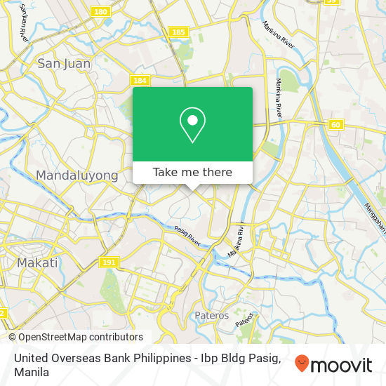 United Overseas Bank Philippines - Ibp Bldg Pasig map