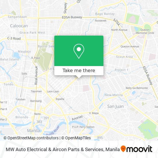 MW Auto Electrical & Aircon Parts & Services map