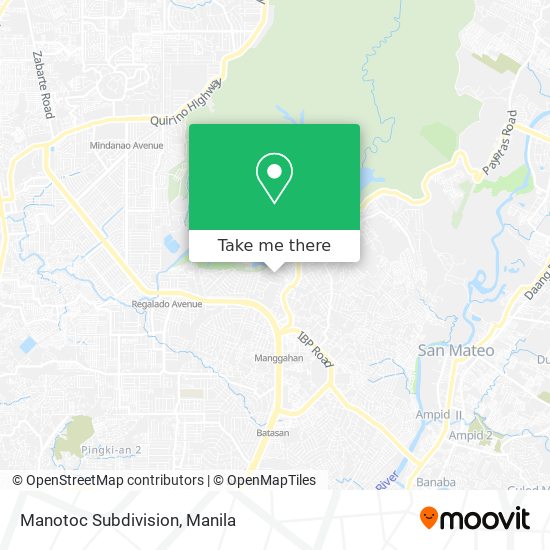 Manotoc Subdivision map