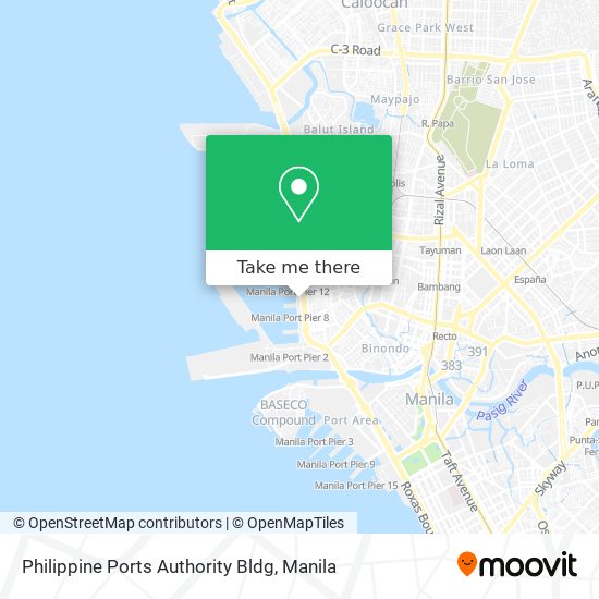 Philippine Ports Authority Bldg map