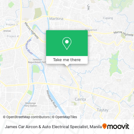 James Car Aircon & Auto Electrical Specialist map