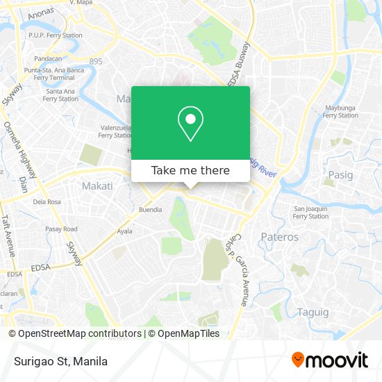 Surigao St map
