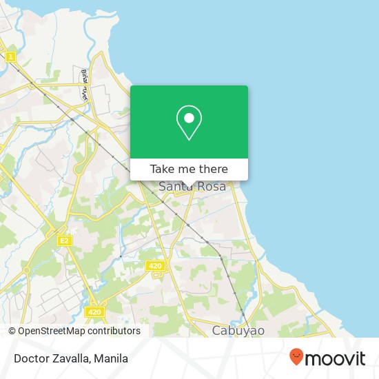 Doctor Zavalla map
