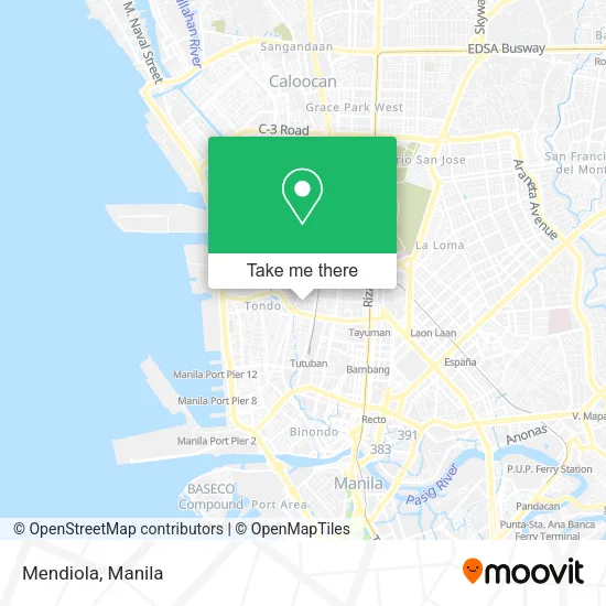 Mendiola map