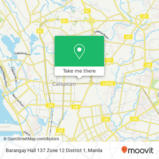 Barangay Hall 137 Zone 12 District 1 map