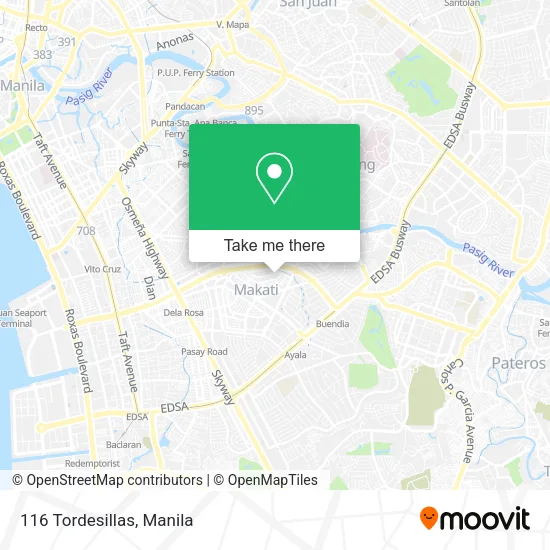 116 Tordesillas map