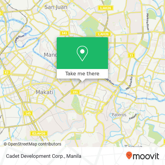 Cadet Development Corp. map
