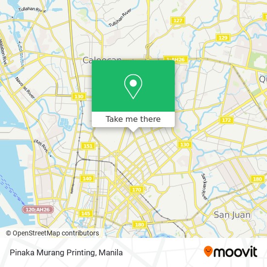 Pinaka Murang Printing map