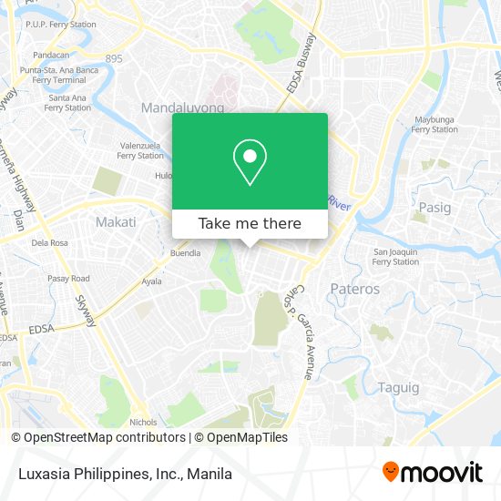 Luxasia Philippines, Inc. map