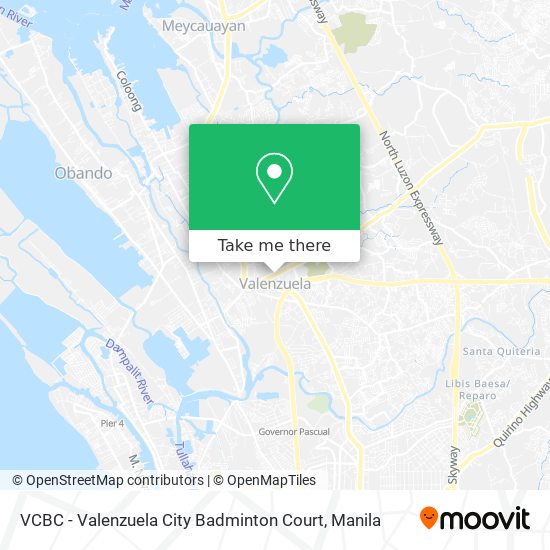 VCBC - Valenzuela City Badminton Court map