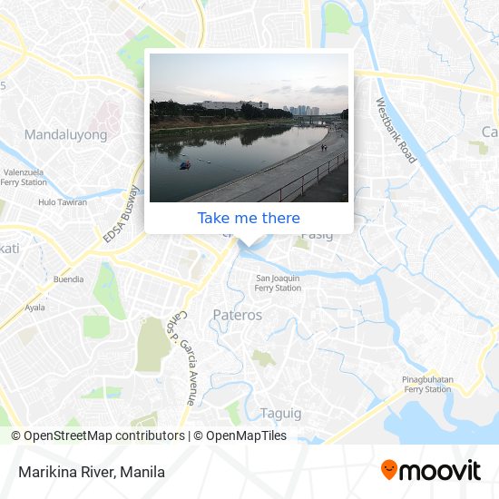 Marikina River map