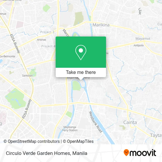 Circulo Verde Garden Homes map