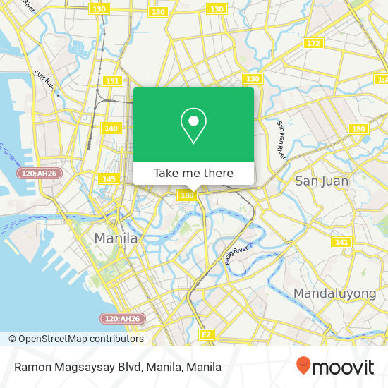 Ramon Magsaysay Blvd, Manila map