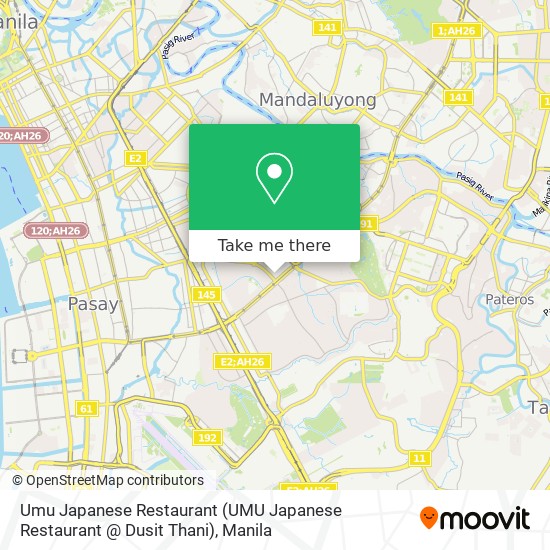 Umu Japanese Restaurant (UMU Japanese Restaurant @ Dusit Thani) map