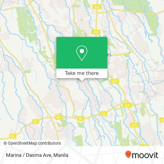 Marina / Dasma Ave map
