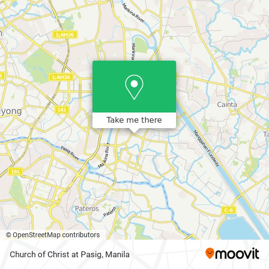 Church of Christ at Pasig map