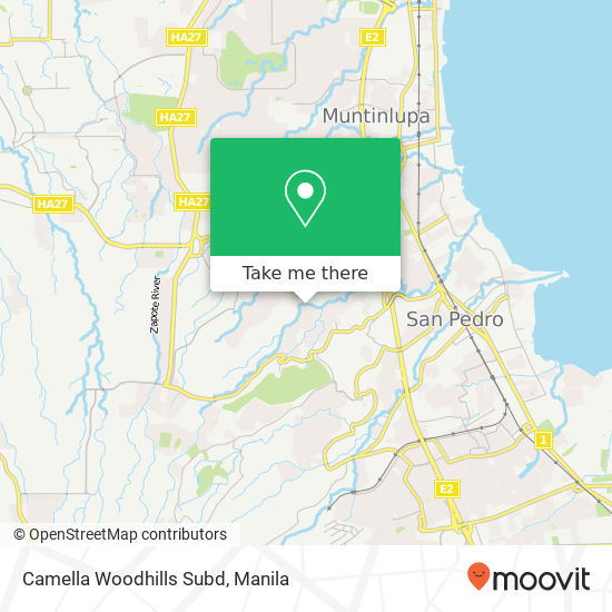 Camella Woodhills Subd map
