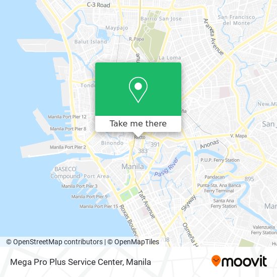 Mega Pro Plus Service Center map