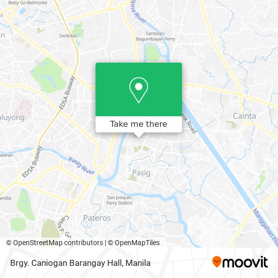 Brgy. Caniogan Barangay Hall map