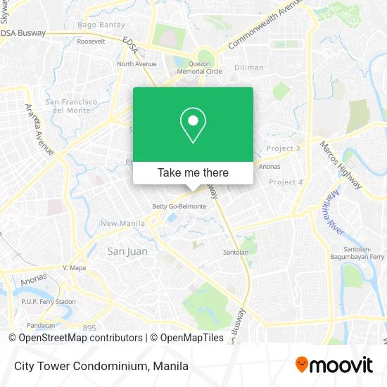City Tower Condominium map