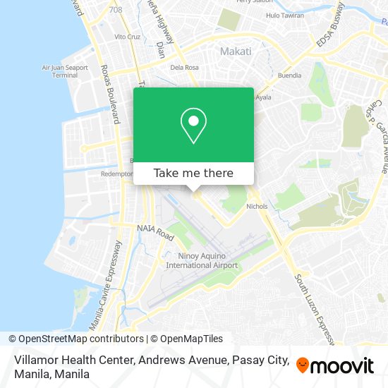 Villamor Health Center, Andrews Avenue, Pasay City, Manila map