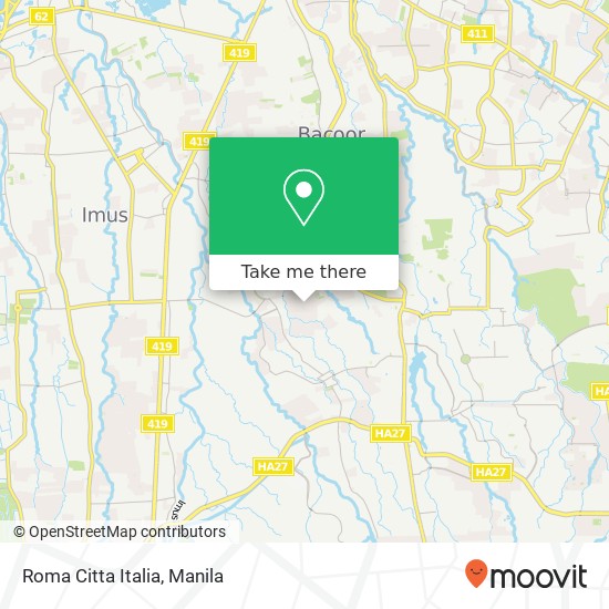 Roma Citta Italia map