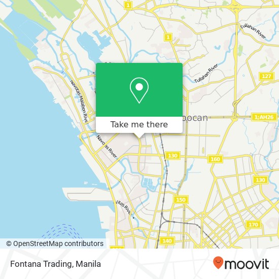 Fontana Trading map