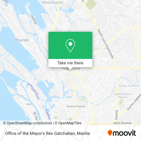 Office of the Mayor's Rex Gatchalian map