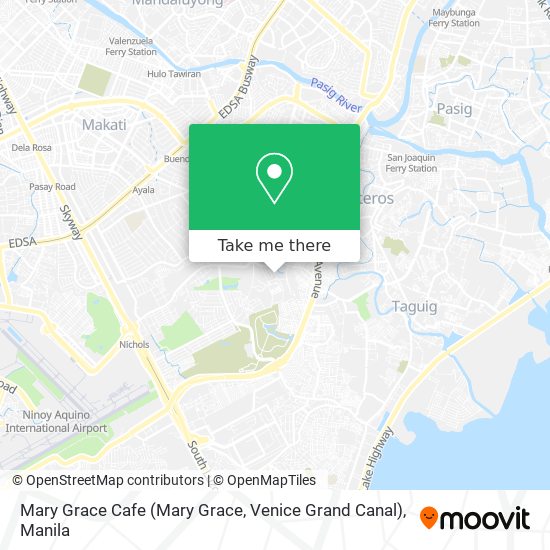 Mary Grace Cafe (Mary Grace, Venice Grand Canal) map