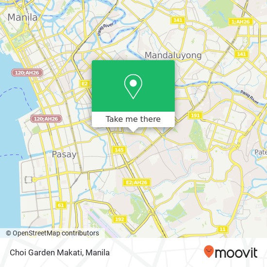 Choi Garden Makati map