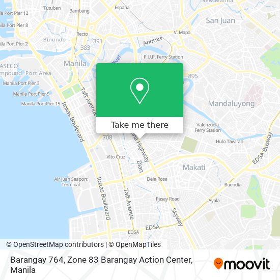 Barangay 764, Zone 83 Barangay Action Center map