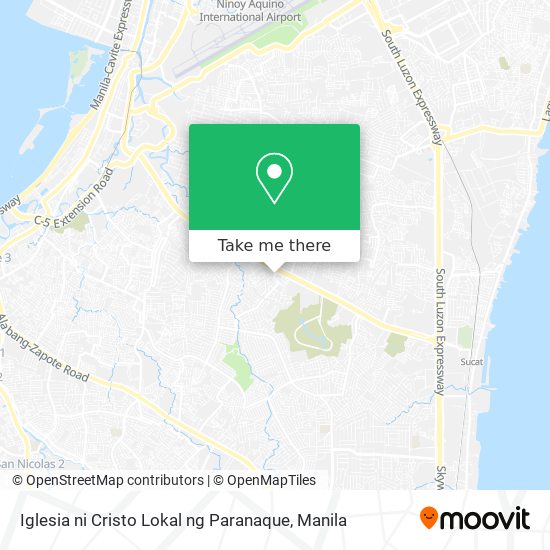 Iglesia ni Cristo Lokal ng Paranaque map