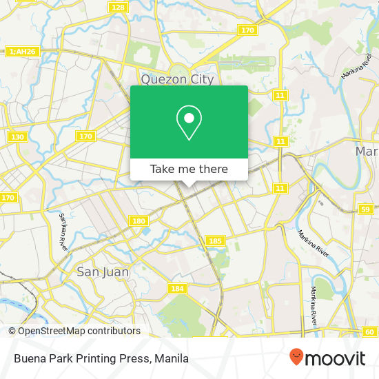 Buena Park Printing Press map