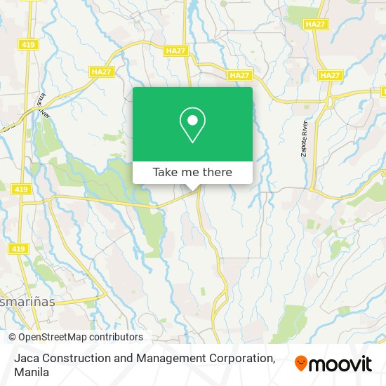 Jaca Construction and Management Corporation map