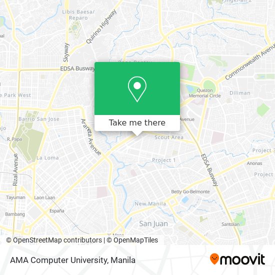 AMA Computer University map