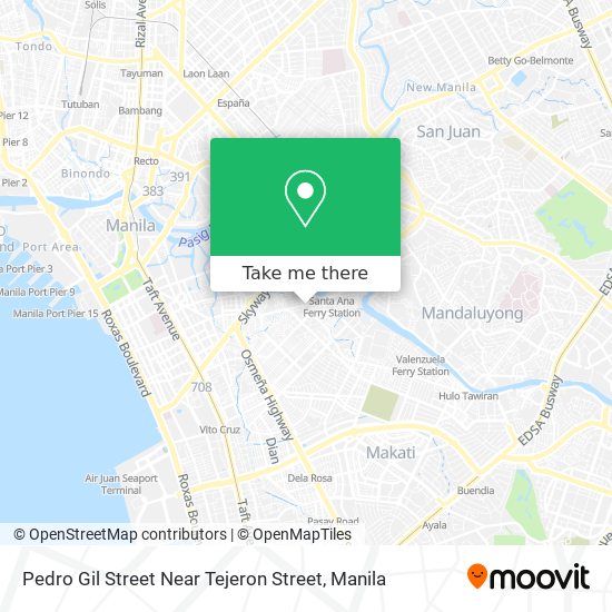 Pedro Gil Street Near Tejeron Street map