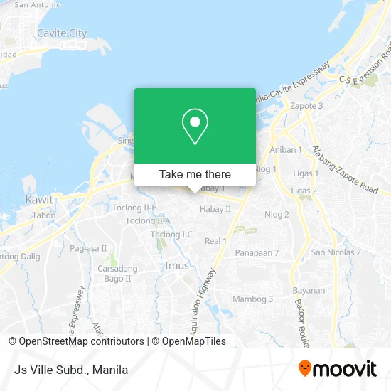 Js Ville Subd. map