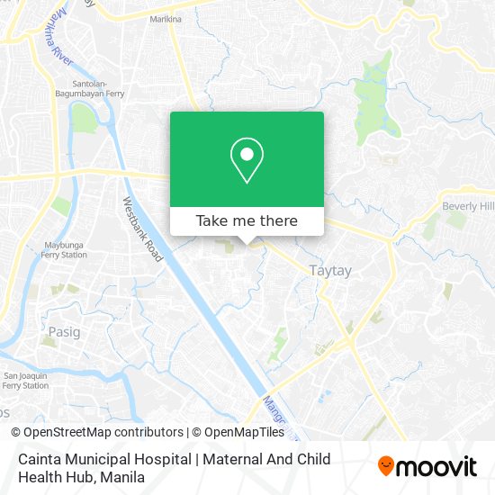 Cainta Municipal Hospital | Maternal And Child Health Hub map