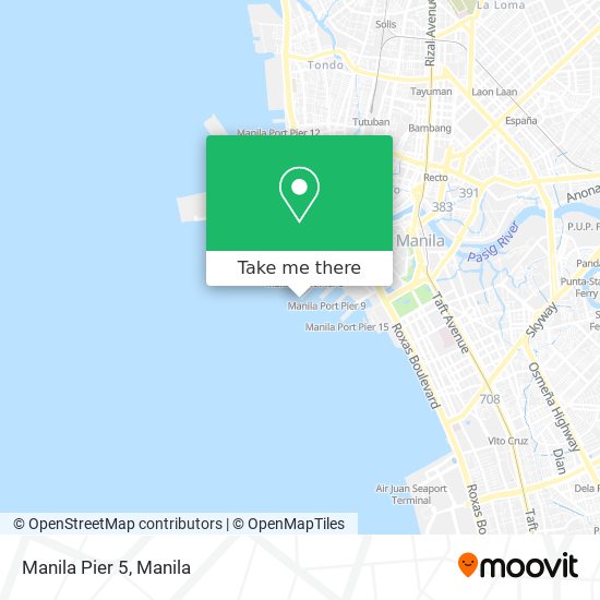 Manila Pier 5 map