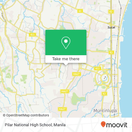 Pilar National High School map