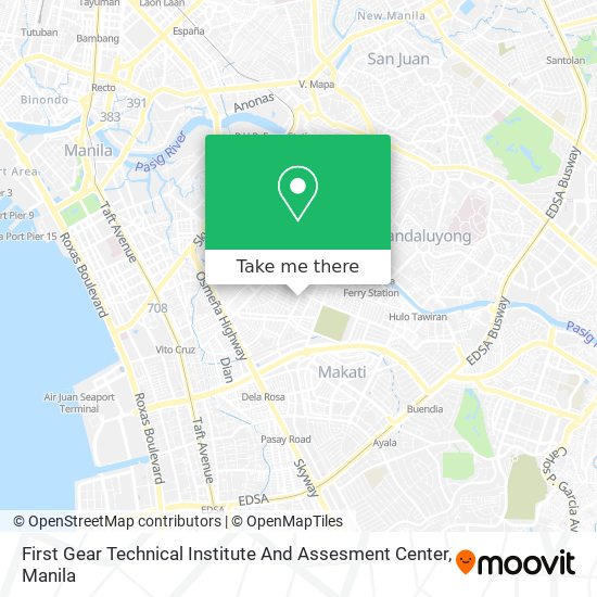 First Gear Technical Institute And Assesment Center map