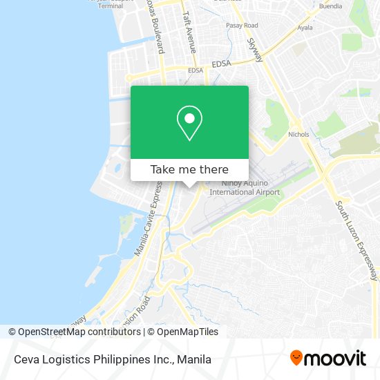 Ceva Logistics Philippines Inc. map