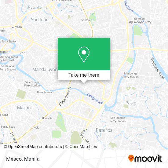 Mesco map